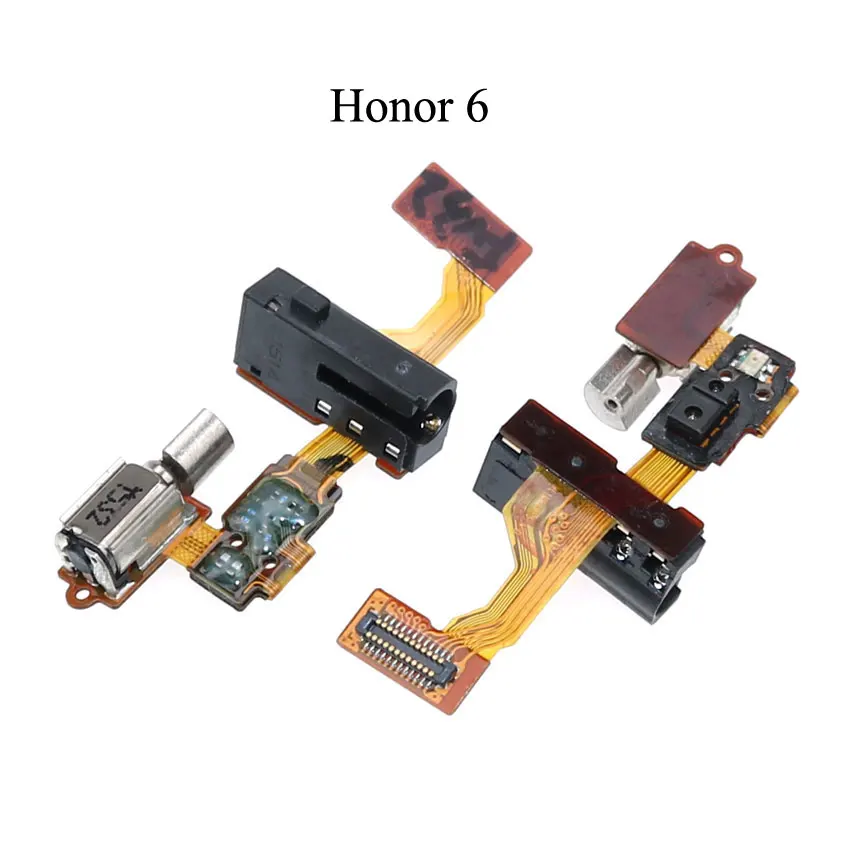 YuXi 10pcs Brand New Earphone Headphone Audio jack Flex Cable For Huawei Honor 6 6 Plus V8 V9 Replacement