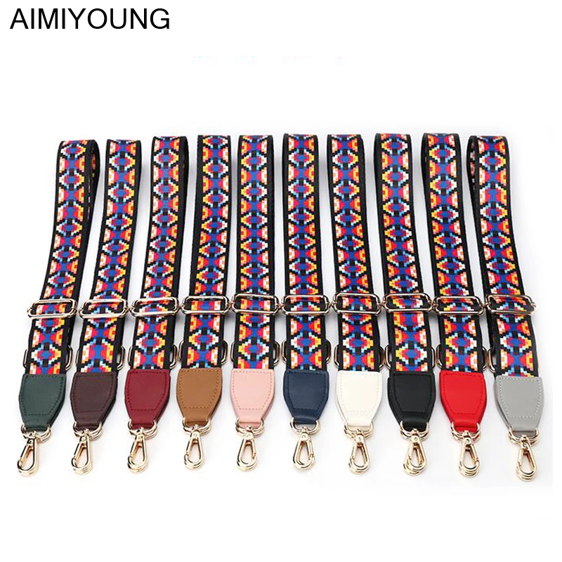 

AIMIYOUNG Bag Strap Handbag Belt Wide Shoulder Bag Strap Replacement Strap Accessory Bags Part Adjustable Belt For Bag 130cm