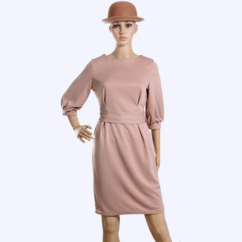 Women-Sexy-casual-Dress-2016-Fashion-Winter-party-Dress-Slim-Long-Stretch-Workwear-plus-Size-pencil (1)