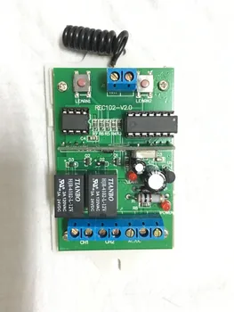 

new top quality 433mhz Rolling Code 2 Channel Gate Opener Remote Control Transmitter And Receiver 1 order