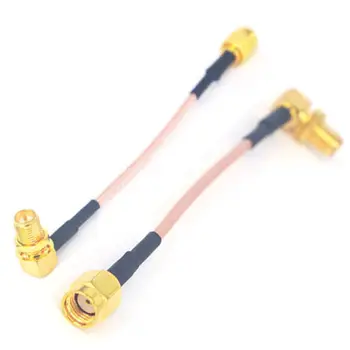 

2 piece/lot RP-SMA Female to RP SMA Male Antenna Extension Pigtail Cable RG316 10cm