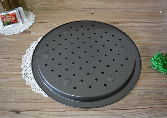 1 adet pisirme 14 inc yuvarlak pizza tepsisi yapismaz derin pizza tabagi pizza pasta kek pan pisirme kalip olabilir kullanilabilir firin jc 0508 non stick pizza traypie mold aliexpress