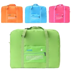 New Nylon Travel Totes Unisex Large Capacity Folding Travel Duffle Bag Luggage Clothing Storage Organizer Weekend Bag New Nylon Travel Totes Unisex Large Capacity Folding Travel Duffle Bag Luggage Clothing Storage Organizer Weekend Bag