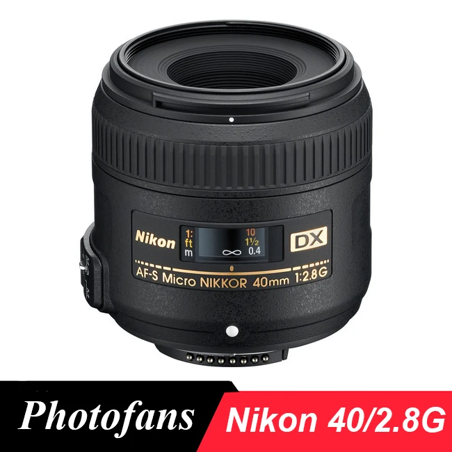Nikon 40 2,8g объектив Dx Micro объектив Nikkor 40mm f/2,8G AF-S объектив для D3400 D3300 D3200 D5500 D5300 D5200 D90 D7100 D7200 D500 D300