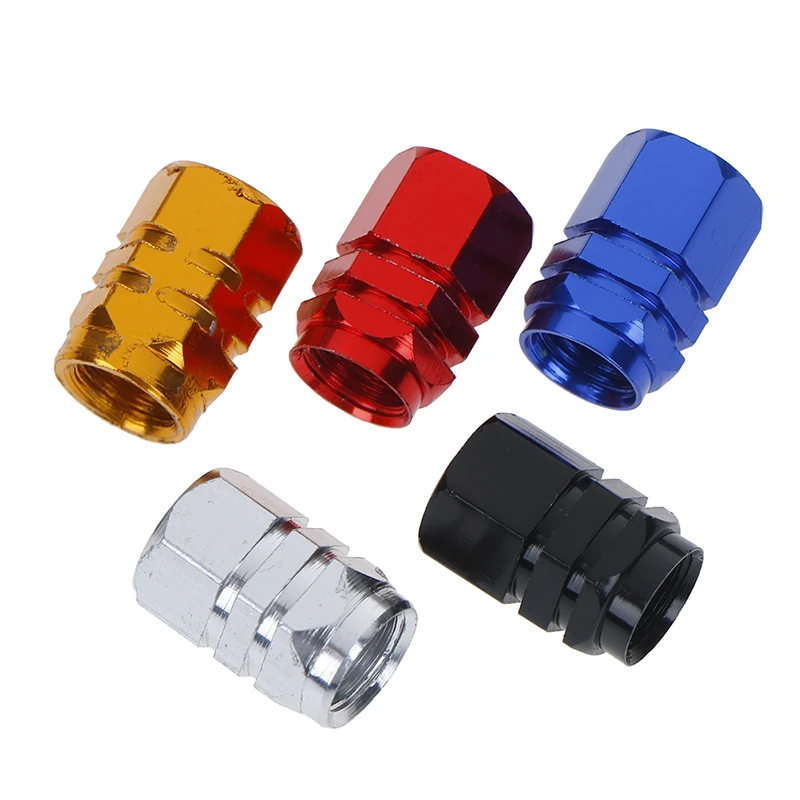 4pcs/pack Car Wheel Tires Valves Tyre Stem Air Caps Airtight Cover