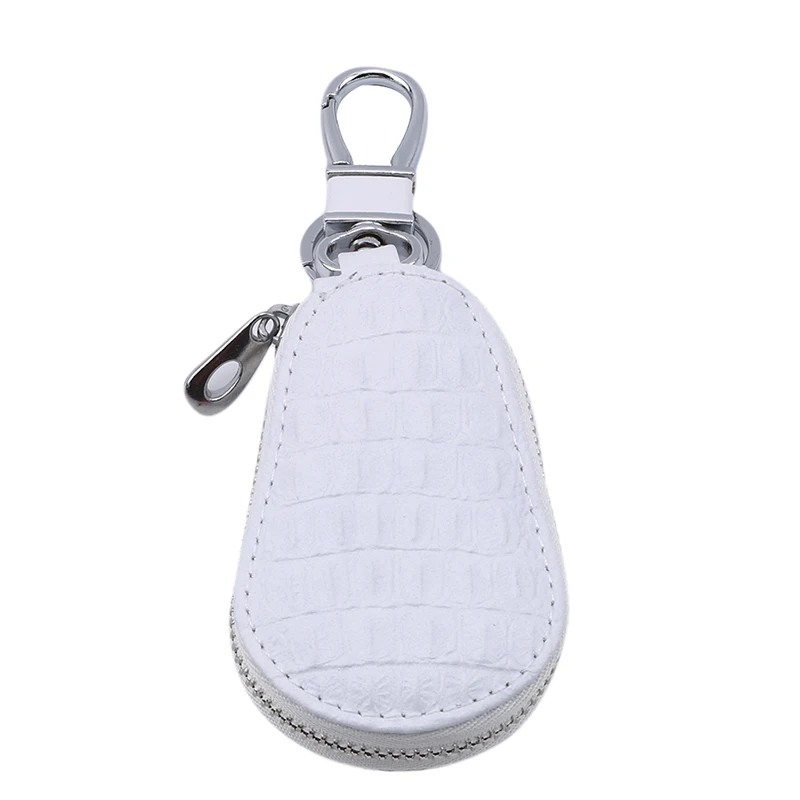 Fashion Hot Unisex Genuine Leather Key Wallet Men And Women Zipper Keys Pouch Gourd Car Ring Storage Case 5 Colors | Багаж и сумки