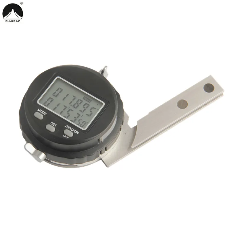 FUJISAN Digital Protractor Ruler 0-360Degree Angle Ruler Protractor Goniometer Gauge Angle Finder Woodworking Measure Tools