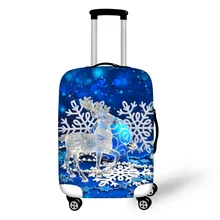 FORUDESIGNS Новые портативные дорожные аксессуары эластичные багажные Чехлы для 18-28 дюймов чемодан защитный чехол Рождественский подарок