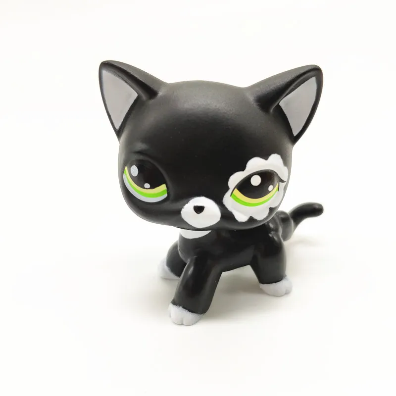 Lps Pet Shop игрушка короткошерстная полоса Кот кокер спаниель Great Dane Lps фигурка классический подарок косплей лучший РЕДКИЙ - Цвет: 1