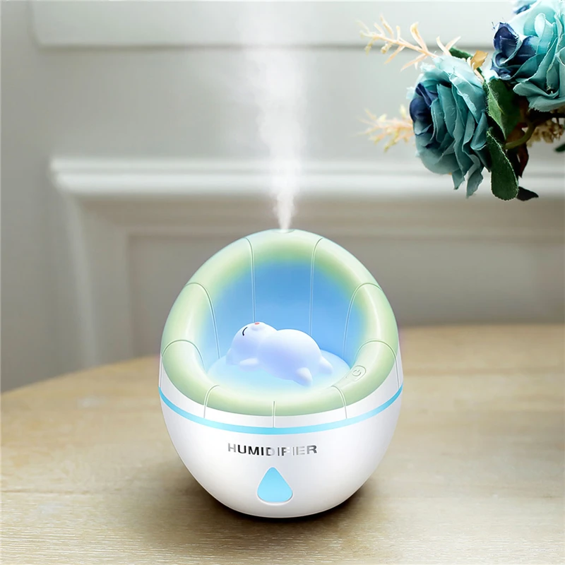 

Creative Gifts New Cute Sofa Air Humidifier 3 In 1 Multifunction Mist Maker Diffuser With LED Lamp Night Light And Mini USB Fan