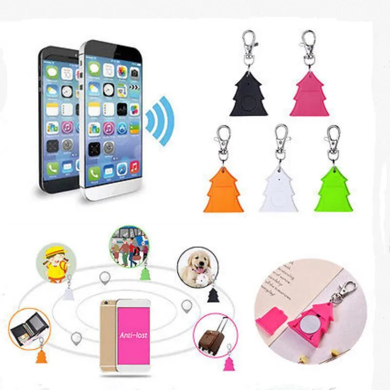

Smart Tag Activity Tracker Wireless Bluetooth 4.0 Wallet Key Keychain Finder GPS Locator Anti Lost Alarm System Christmas tree