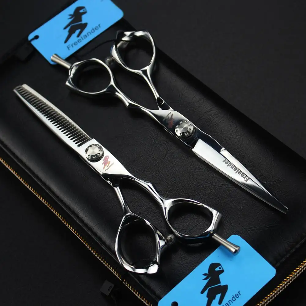 Профессиональные японские ножницы для стрижки волос 62HRC 6CR 440C ручки с уровнем 6