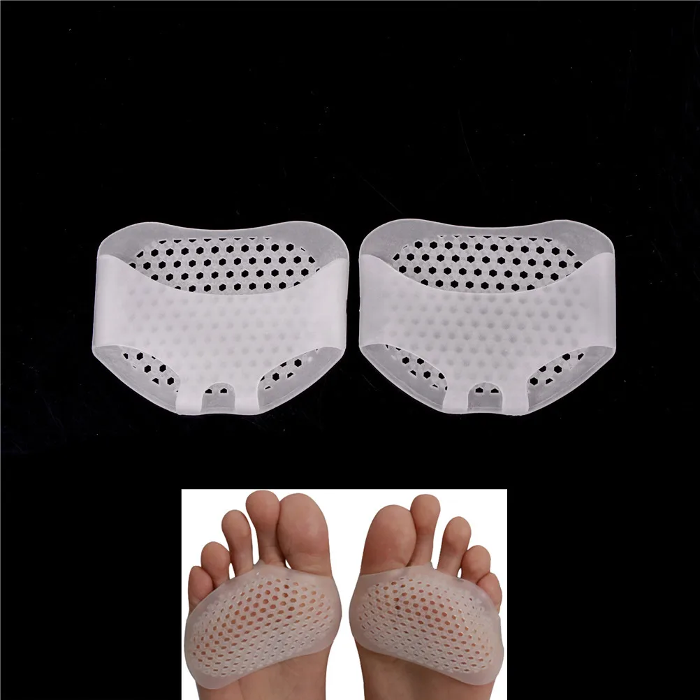 

High Heel Shock Absorption Anti Slip-resistant Metatarsal Foot Pad Forefoot Pad Feet Pain Health Care Soft Silicone Gel Toe Pads