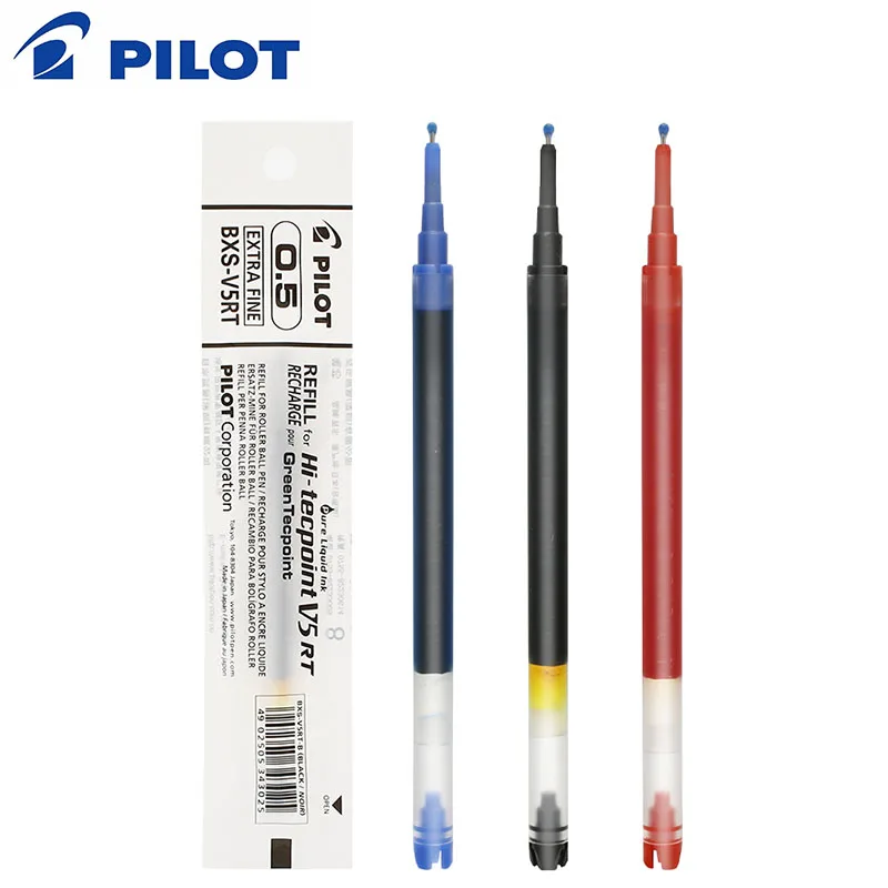 

Pilot Gel Pen Refill 0.5 mm BXS-V5RT Hi-tecpoint V5 RT Ink Cartridge Japan School Supplies 1Pcs