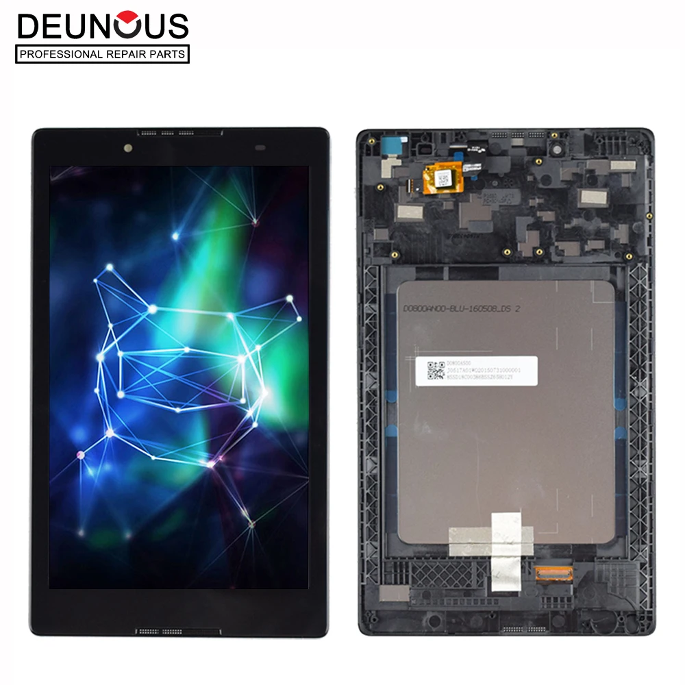 New LCD Display Touch Screen Assembly Replacement For Lenovo Tab 2 A8-50 A8-50F A8-50LC 8-inch Black White with Frame | Мобильные