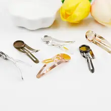 10 шт DIY шпильки для волос женские металлические серебристые белые K золотые(можно Инкрустировать) Водные DropHair заколки для волос Инструменты для укладки волос аксессуары