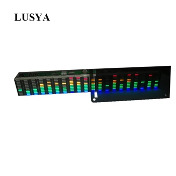 

Lusya Color LED Music Spectrum Display Analyzer 20 segments 10 levels MP3 PC Amplifier Audio Level Indicator music T0660