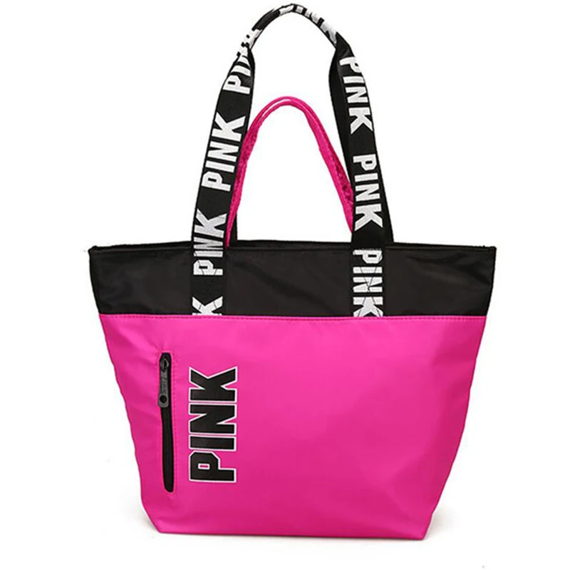 

2019 Female Oxford PINK Multi-functional Tote Handbags Women Designer sac a main Shopping Mommy Big Large Capacity Shoulder Bag