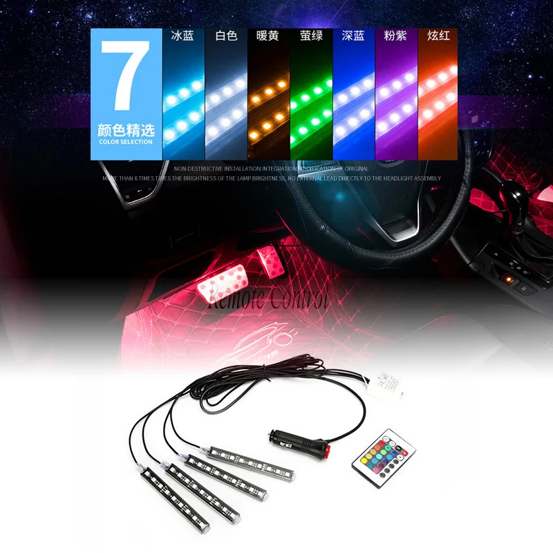 

1set Car Light Neon Lamp For Mazda 3 6 Mercedes Opel Astra H Kia Rio Skoda Octavia Audi A4 B6 Peugeot 206 VW Accessories