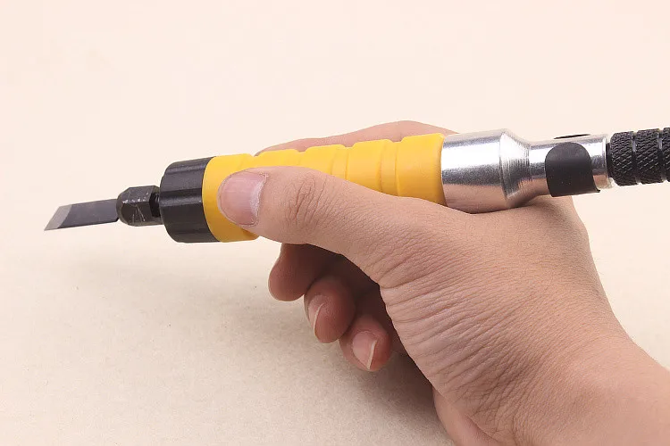 Free Shipping Hammer With 5 Chisels Electric Wood Chisel Carving Tool
