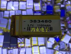 Новый 3.7 В батарея лития полимера 403580 P 1100 МАЧ MP4 GPS MP3 диктор батареи Литий-Ионная Аккумуляторная Сотовый