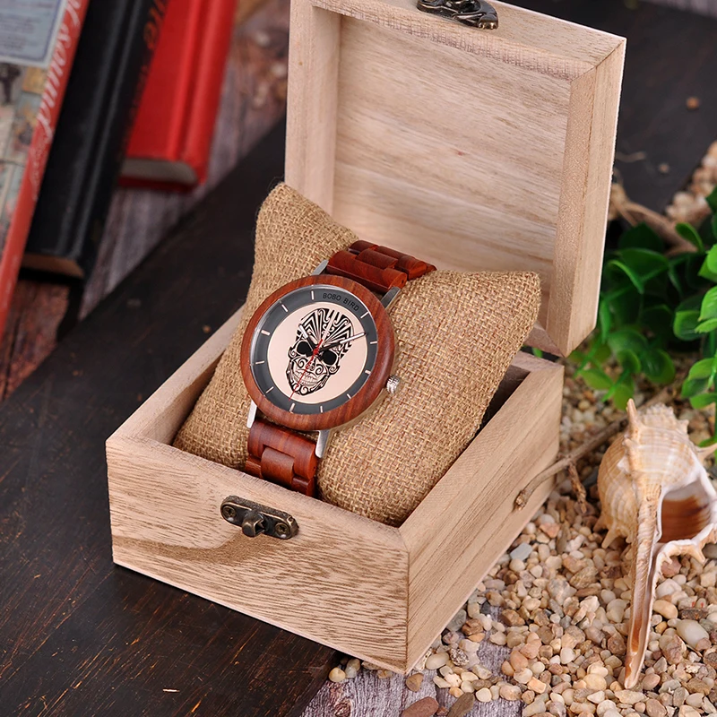 BOBO BIRD Wooden Timepieces Men Watches Fashion Wood New Design Quartz Wristwatch Accept LOGO DROP SHIPPING