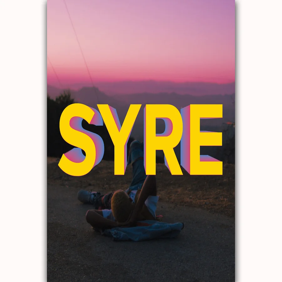 inch 18x24 frame Music Rap SYRE Cover Smith Jaden Album MQ573 Hip 2017 Hop