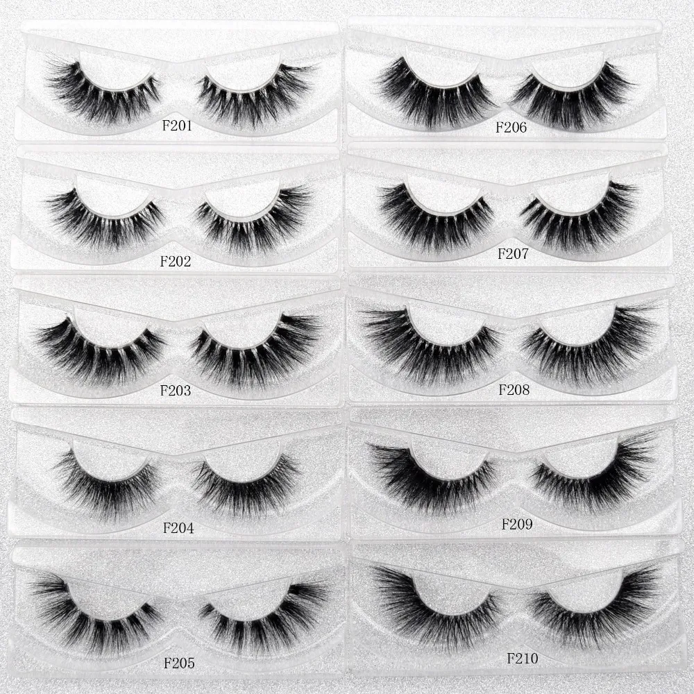 

visofree eyelashes 3d mink lashes curly fluffy lashes crisscross mink eyelashes invisible band false eyelashes fluffy lash
