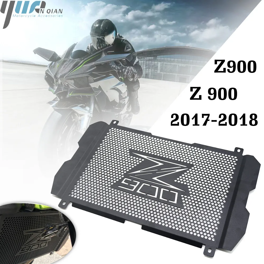 FOR Z900 Moto Radiator Grille Guard Cover For kawasaki Z900 2017 2018 Radiator Guard Grill Protection for kawasaki Z 900 17 2018