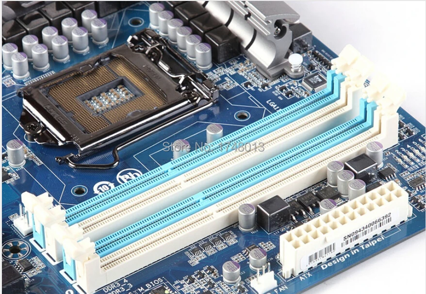 Оригинальная Материнская плата Gigabyte GA-P55A-UD3R для LGA 1156 DDR3 16GB для I5 I7 cpu P55A-UD3R P55, материнская плата для настольных ПК