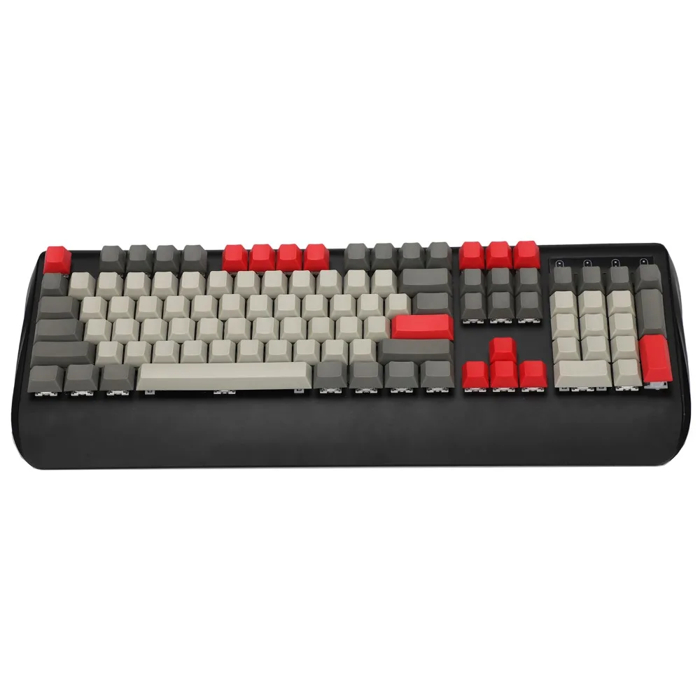 YMDK 104 Cherry профиль чистые толстые клавиши PBT для механической клавиатуры 60% TKL