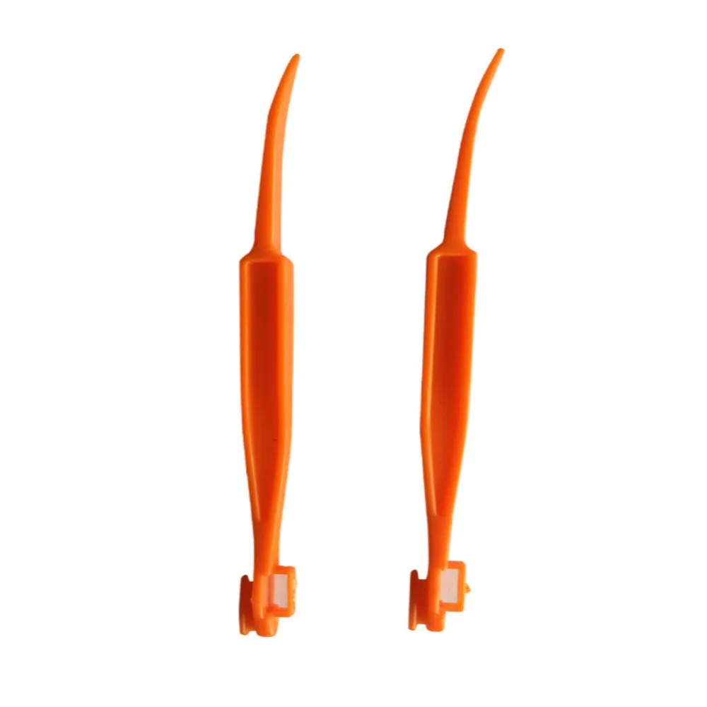 

Adeeing 2PCS Exquisite Plastic Orange Peeler Zesters Portable Citrus Paring Knife Open Orange Kitchen Gadgets Tool