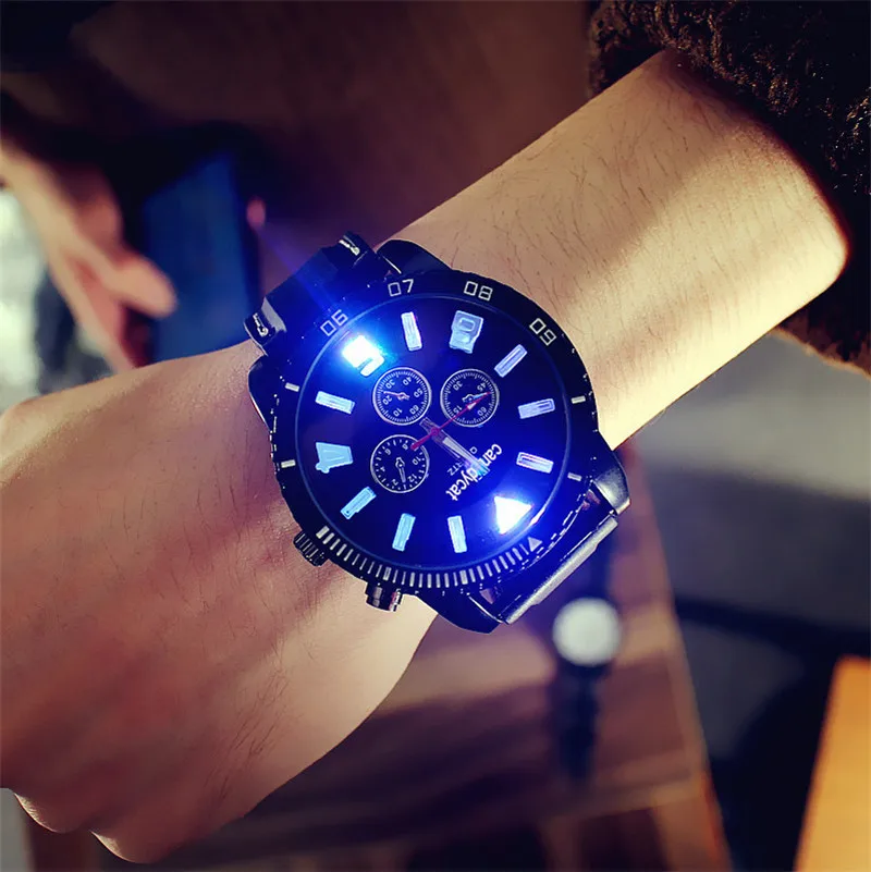 

Men Watch Fashion Casual Sport Quartz Watch Men Military Man Silicone Business Wrist Watch New Relogio Masculino erkek saat xfcs
