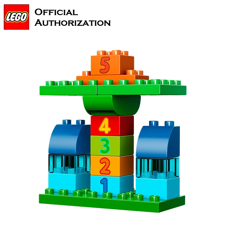 Оригинальный бренд Duplo Lego большой размер 95 шт. строительные блоки форма и цвета