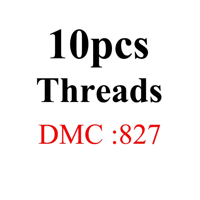 10pcs-DMC827 JOY SUNDAY, DMC819-892, многоцветные, 10 шт., 1,2 м, нитки для вышивки крестиком, хлопковое шитье, моток пряжи, нить для вышивки, набор нитей для рукоделия, SewingThread - Цвет: 10pcs-DMC827