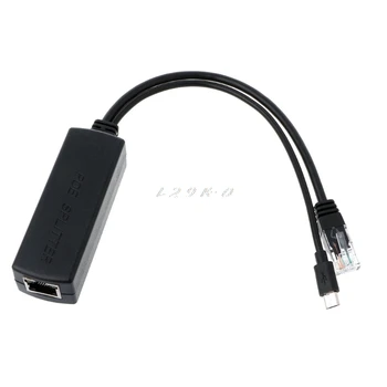

Power Over Ethernet 48V To 5V 2.4A Active POE Splitter Micro USB Plug Y Cable