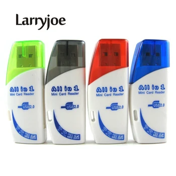 

4 in 1 USB Card Reader Multi-Functional SD TF MS M2 USB Readers with Moon Shape for Computers