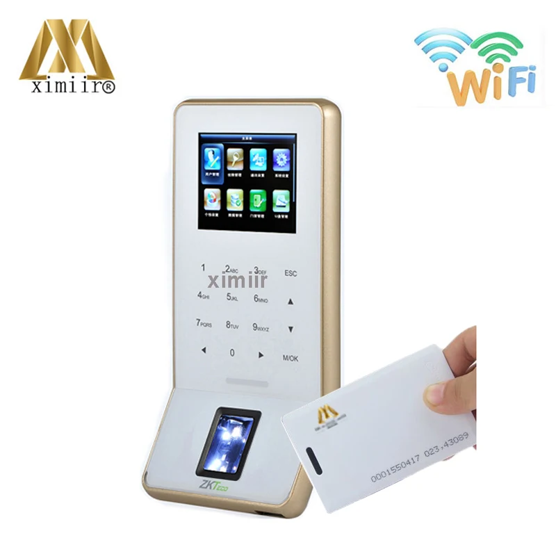 ZK F22 автономная wiegand Wi Fi TCP/IP система контроля доступа по отпечатку пальца время