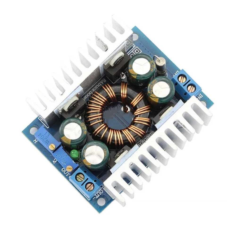 

DC-DC 8A Automatic Step Up Step Down Adjustable Power Module Electronic Components Integrated Circuits Modules Board 150KHz