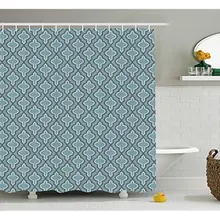 Oriental Style Curtains And Get Free Shipping On Aliexpress Vixm Turquoise Shower Curtain Moroccan Style Ethnic Shapes