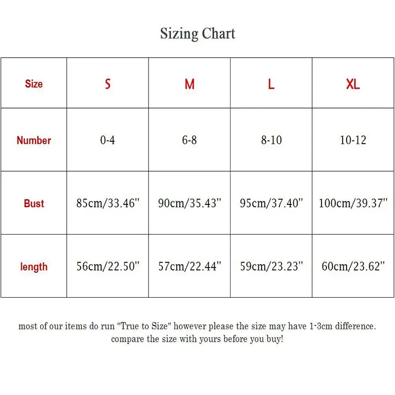 size chart 8