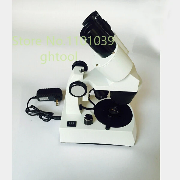  Outils de bijoux 10-30X Microscope de diamant de Microscope de gemme avec des outils LED ultra lumi