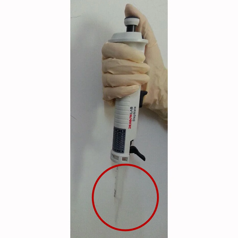 

1 pcs Tip for Dragon lab Adjustable Pipette Repeator Pipettor Dropper dispenser Continuous distributor