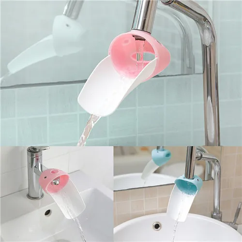 Blue and Pink Водяной кран для ванной комнаты расширитель раковина ручка расширение детский смеситель для душа ShapeWash HandFun Санузел поставки дети - Цвет: Blue and Pink