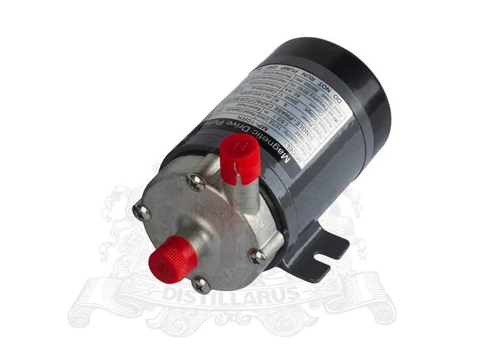 

Magnetic Drive Pump stainless steel head MP10 Heat resistance 120 C. Connection 14mm. EURO, US plug