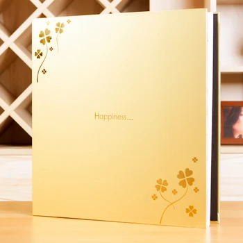 

Laminating Paste Album Creative Gold Cover DIY Large Capacity Family Album Child Growth Album Marriage Album