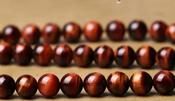 

LOSHEREN Original High Grade Red Tiger Eye Stone Round Beads Islamic Rosary Muslim Tasbih Bracelets
