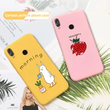 Fundas de teléfono de chica rosa para Huawei Nova 5 Pro 5i 2i 3e 4e 3 4 E P Smart 2019 funda de moda suave encantadora letra Linda cubierta trasera Capa