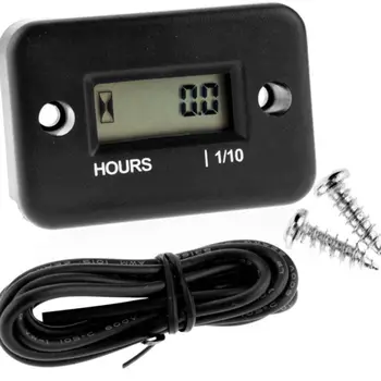 

For Motorcycle Marine ATV Boat Dirt Inductive Hour Meter Gas Engine Practical Popular Brand New