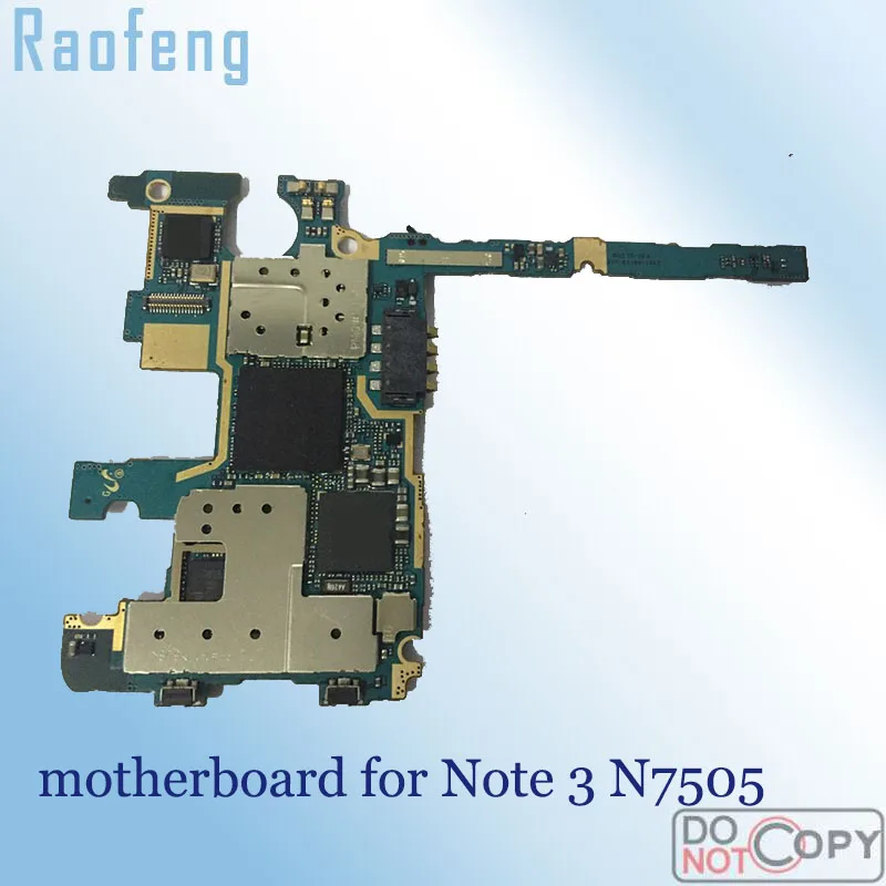 

Raofeng unlocked for Samsung galaxy Note 3 n7505 motherboard Disassembled high quality Logic Board with full chips